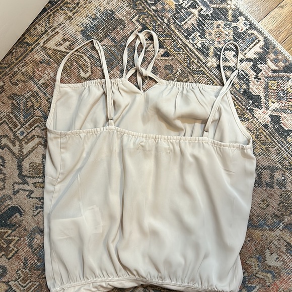 Abercrombie Grey bodysuit with tie detail - Picture 2 of 3